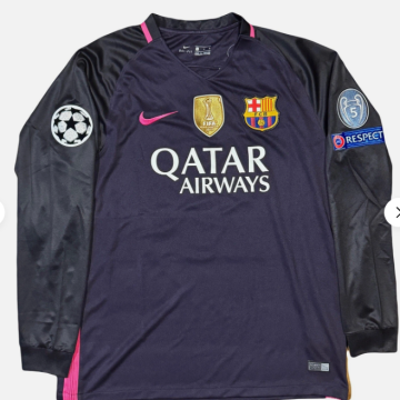 Neymar #11 FC Barcelona Long Sleeve 16/17 