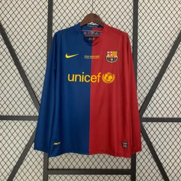 FC Barcelona 08/09 Messi Long Sleeve Kit